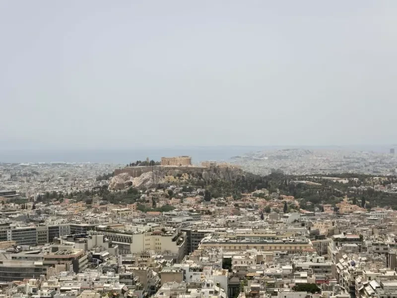 Blick auf Athen