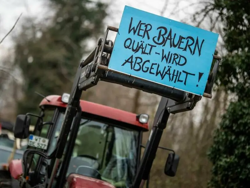 Proteste von Landwirten in Baden-Württemberg