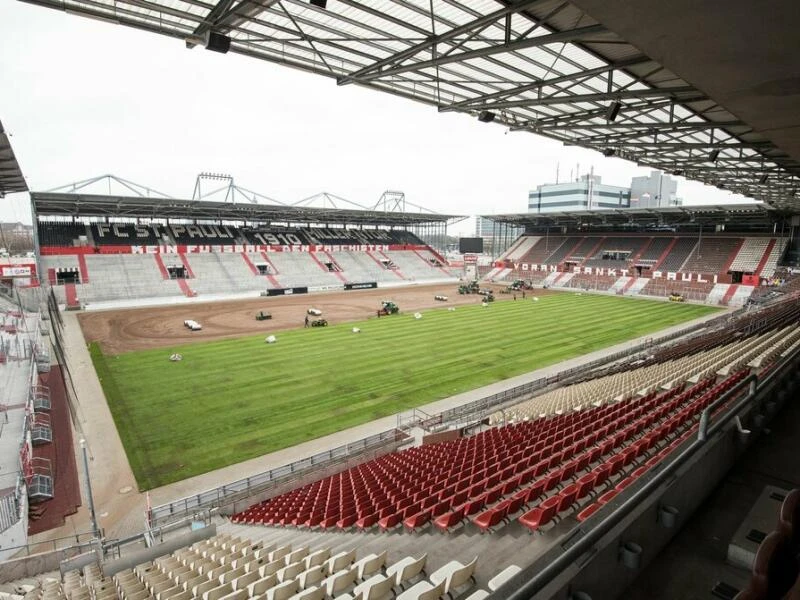 Blick in das Stadion des  FC St.Pauli