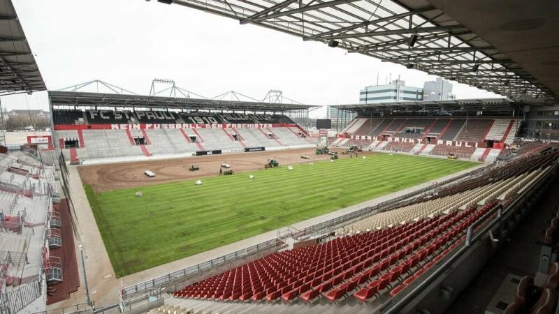 Blick in das Stadion des  FC St.Pauli