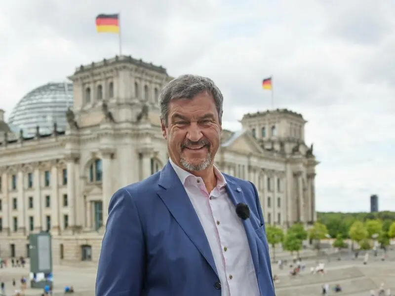 ARD-Sommerinterview mit CSU-Chef Markus Söder