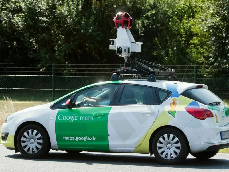 Kamera-Fahrzeug von Google Maps