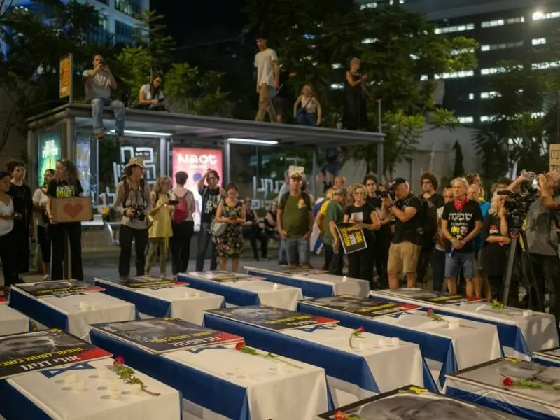 Nahostkonflikt - Protest in Tel Aviv