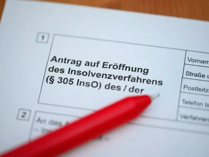 Formular für den Insolvenzantrag