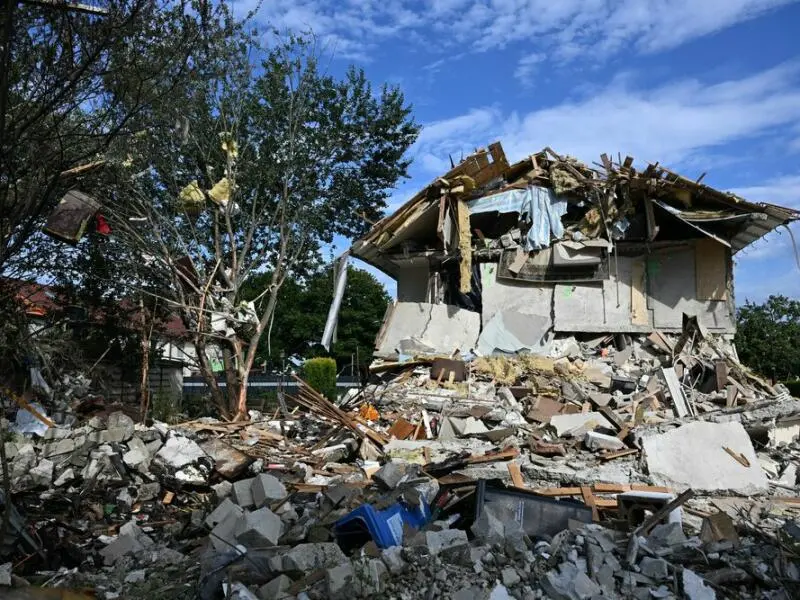 Reihenhaus in Memmingen eingestürzt