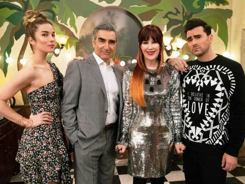 «Schitt's Creek»-Besetzung mit Dan und Eugene Levy