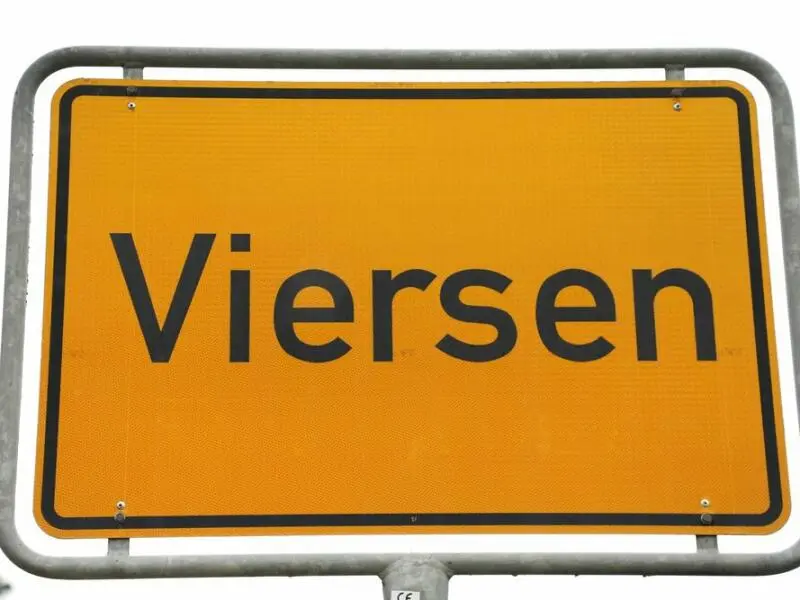 Ortsschild von Viersen