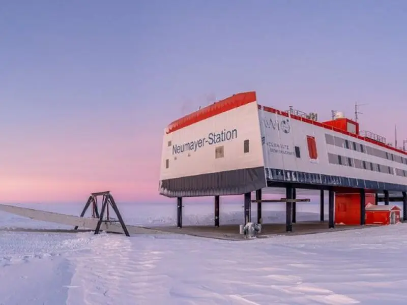 Weihnachten auf der Neumayerstation III in der Antarktis