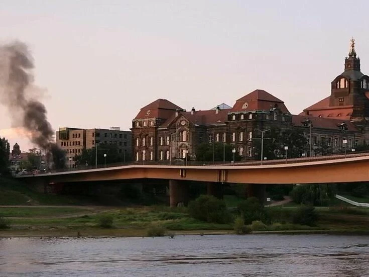 Nach dem Brückeneinsturz in Dresden