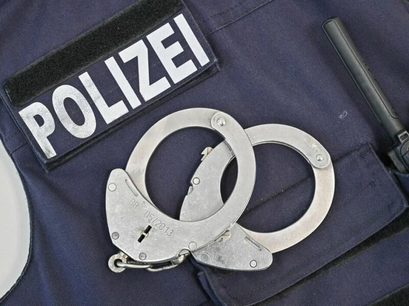 Handschellen der Polizei