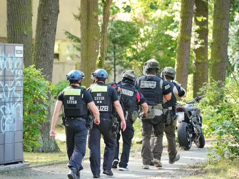 Polizeieinsatz in Berlin Wannsee