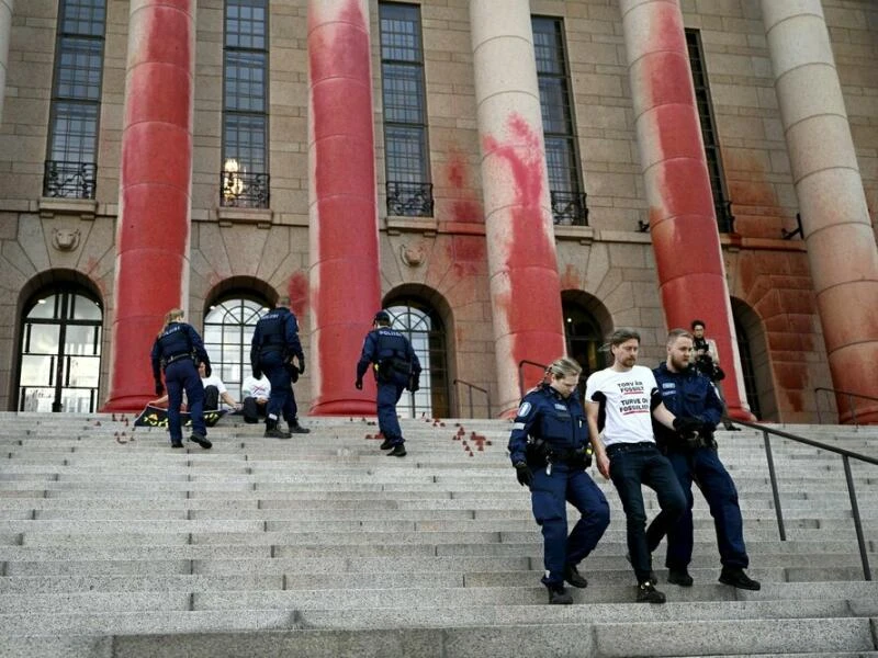 Klimaprotest in Finnland