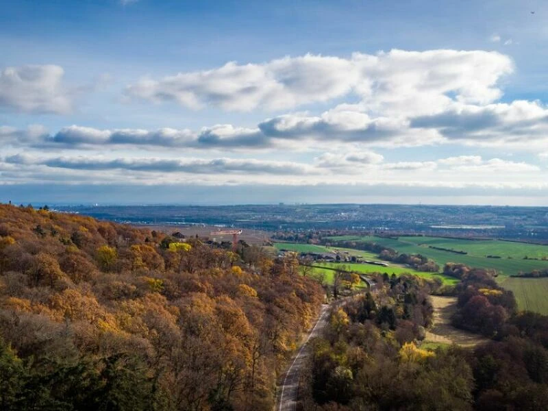 Wetter in Hessen - Wolken über dem Rheingau