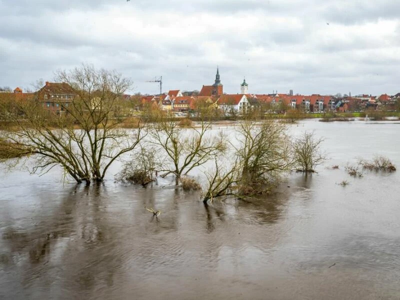 Hochwasser in Niedersachsen - Verden