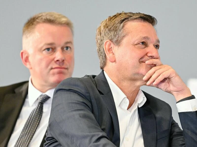 Schnieder (l.) soll Baldauf (r.) als Landesparteichef ablösen