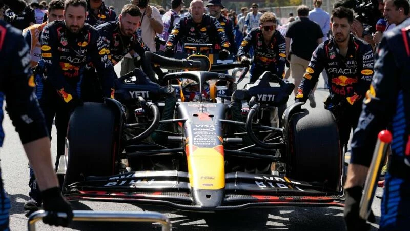 Max Verstappen im Red Bull