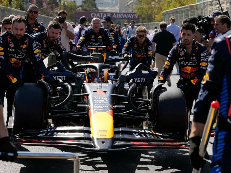 Max Verstappen im Red Bull