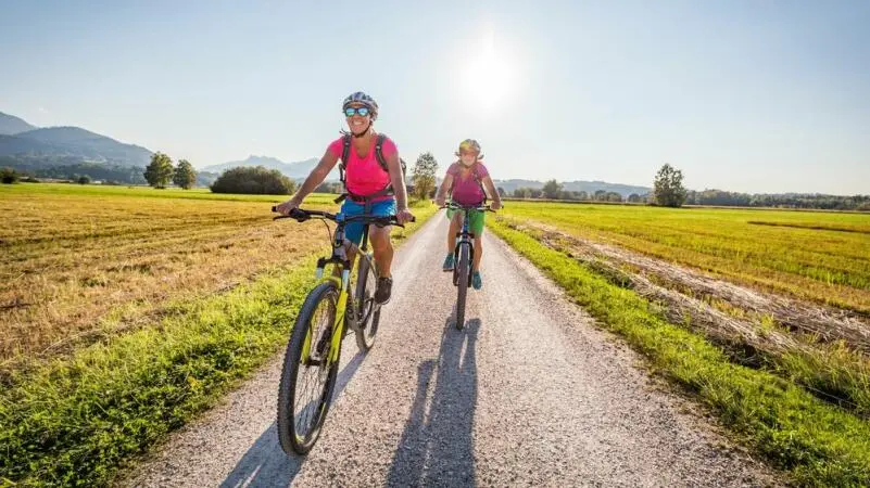 Radfahrer bei Bernau-Felden