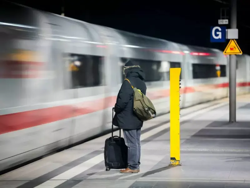 Pünktlichkeit der Deutschen Bahn im Februar