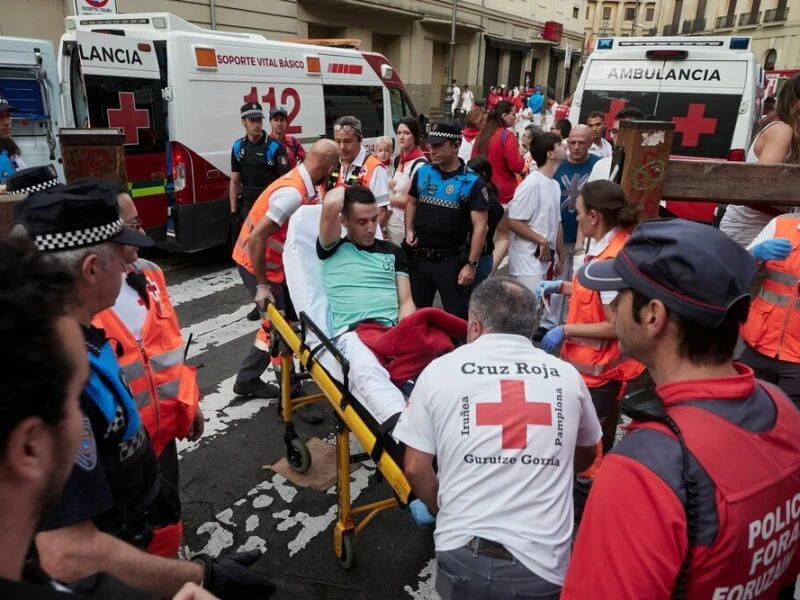 Sanfermín-Fest in Pamplona