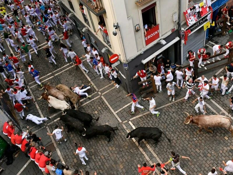 Sanfermín-Fest in Pamplona