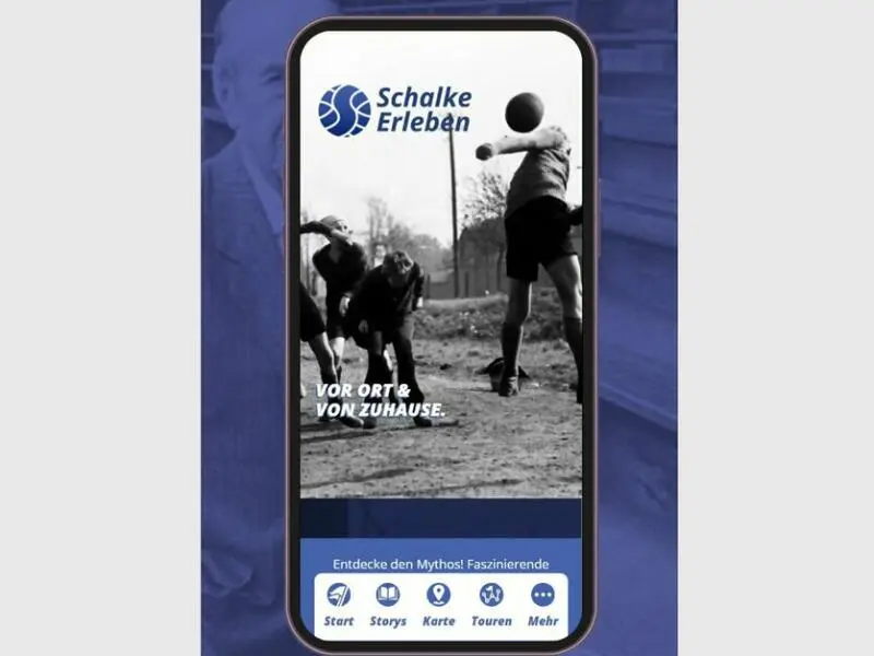 Screenshot der Web-App «schalke-erleben.de»