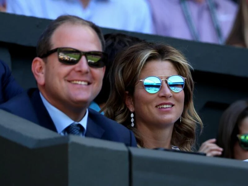 Tony Godsick und Mirka Federer