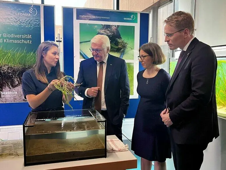 Bundespräsident Steinmeier besucht Meeresforschung in Kiel