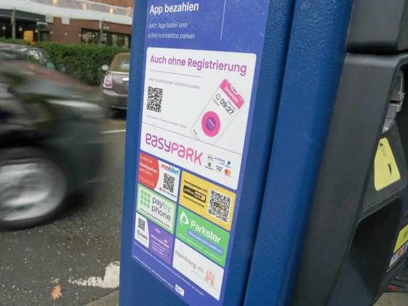 Parkgebühren per App bezahlen