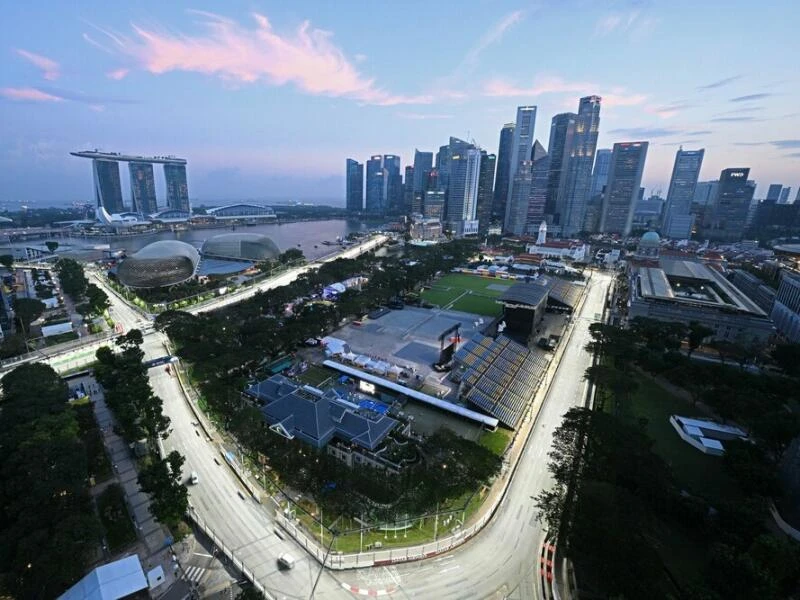 Marina Bay Street Circuit in Singapur