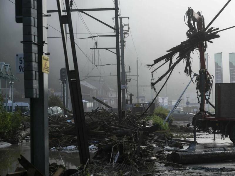 Unwetter im Berner Oberland