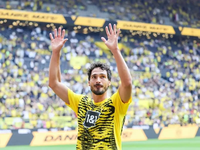 Mats Hummels beim Abschiedsspiel für BVB-Profis