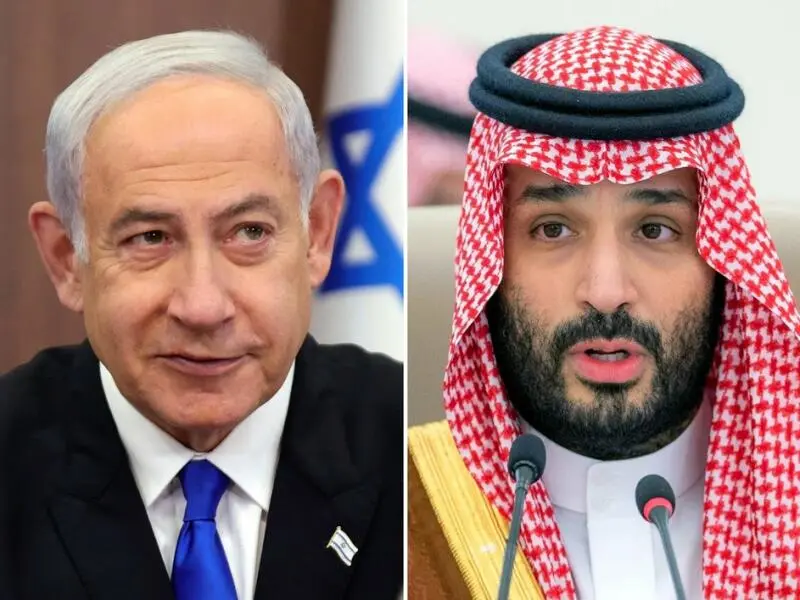Netanjahu und Kronprinz bin Salman