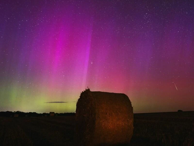 Polarlichter am Brandenburger Himmel