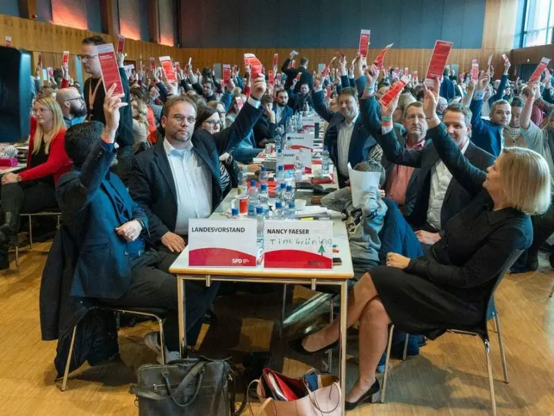 SPD Hessen stimmt über schwarz-rote Koalition ab