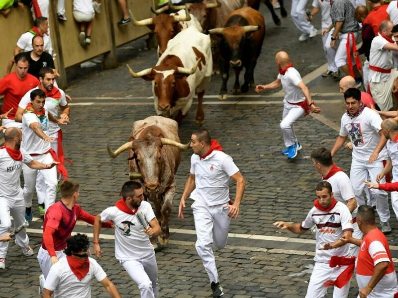 Sanfermín-Fest in Pamplona