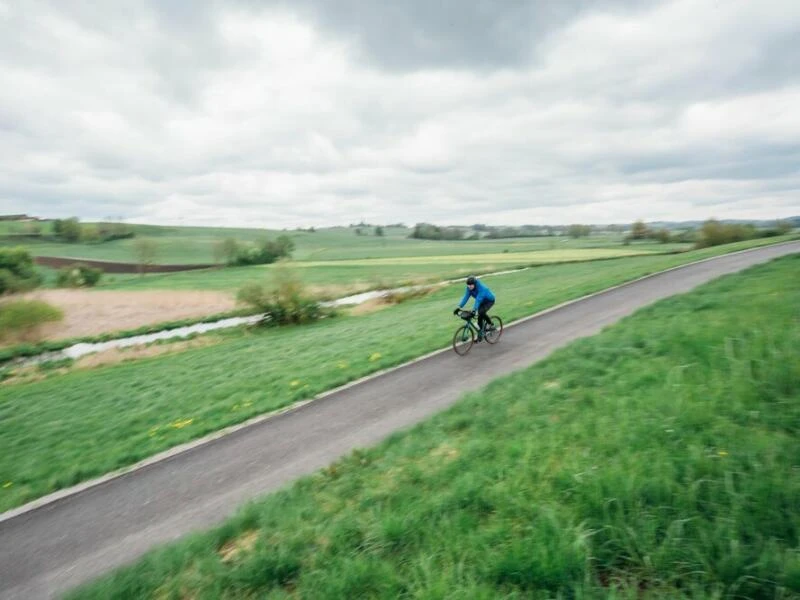 Gravelbiker in Oberbayern