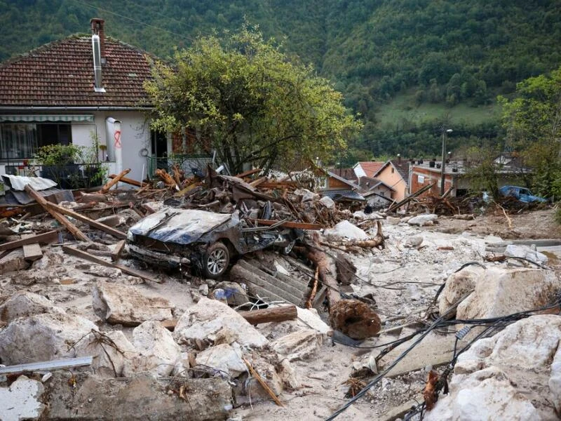 Nach Hochwasser in Bosnien-Herzegowina