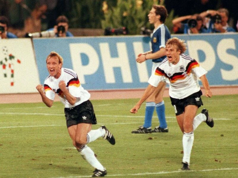 Andreas Brehme und Jürgen Klinsmann