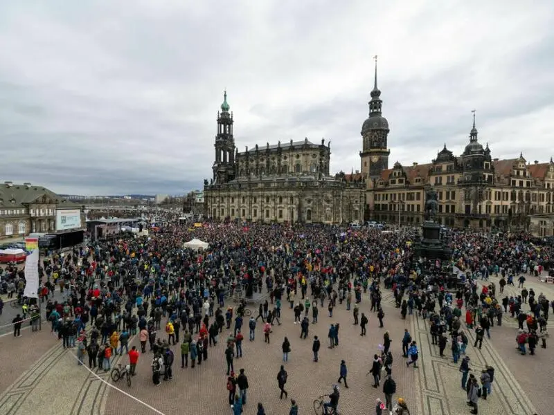 Demonstrationen gegen rechts – Dresden