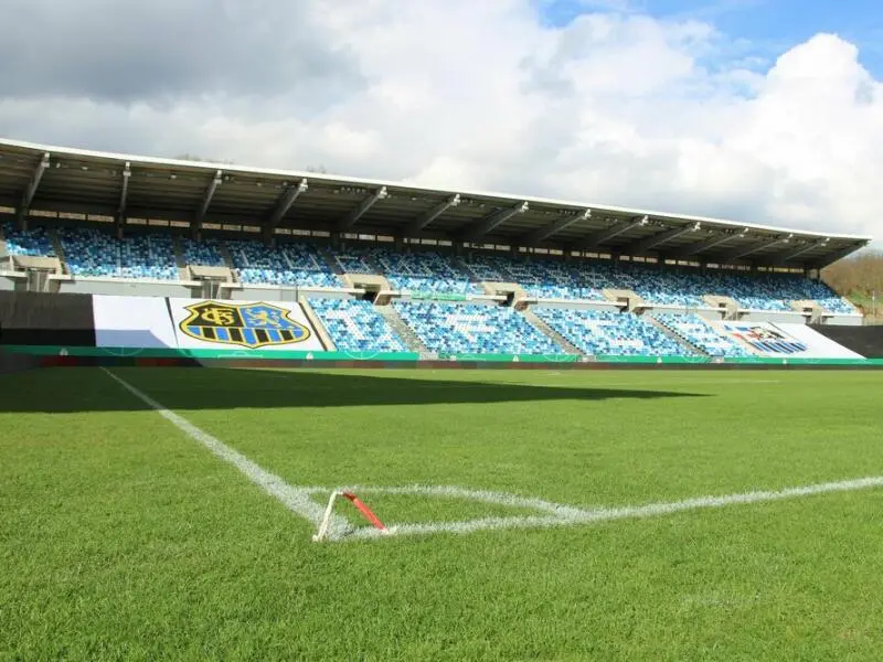 Saarbrücker Ludwigsparkstadion vor DFB-Pokal Viertelfinale