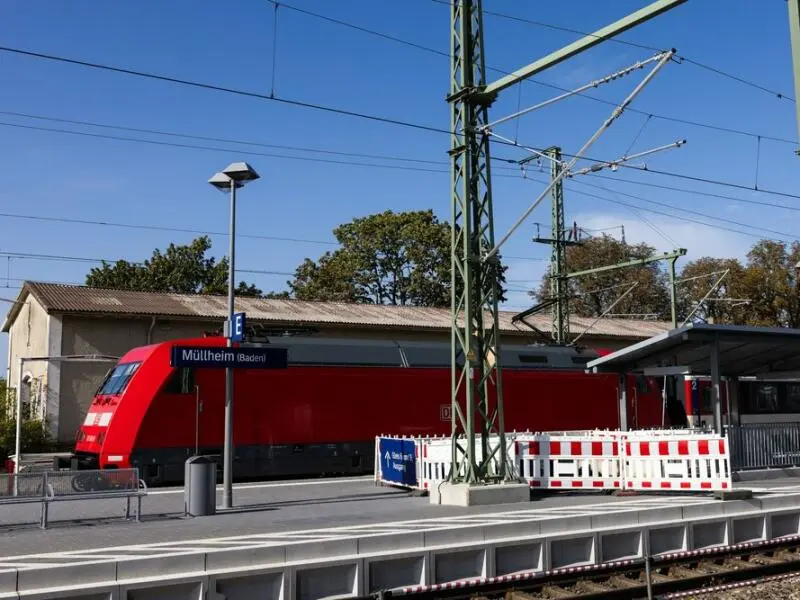 Bahnhof von Müllheim
