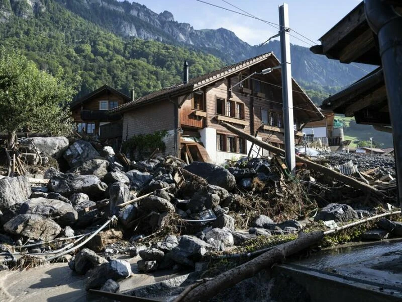 Unwetter in Brienz