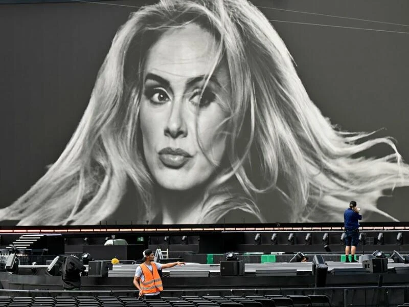 Vor Konzerten von Adele in München