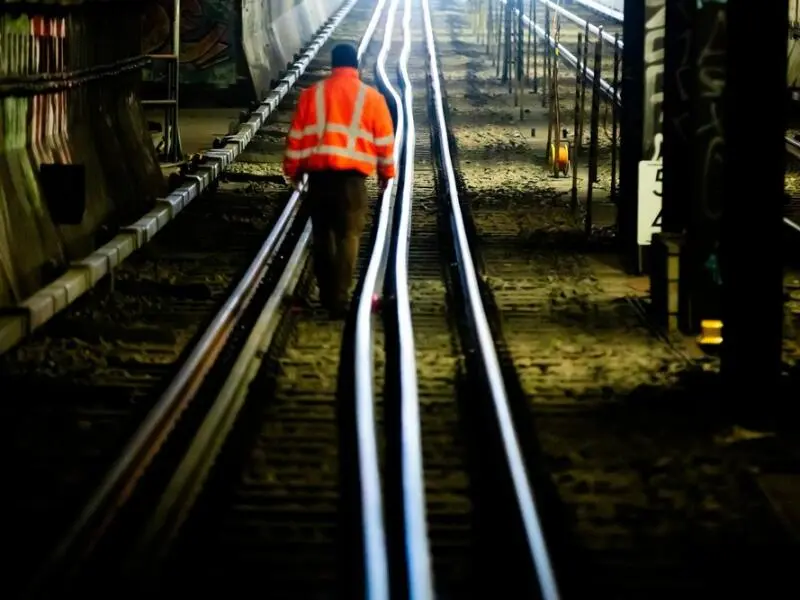 Baustelle im Nord-Süd-Tunnel