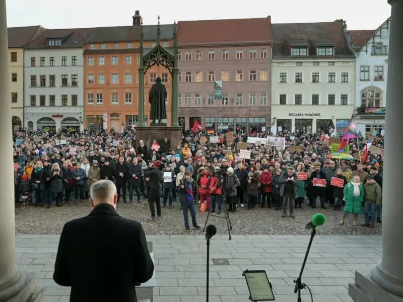 Demonstrationen gegen Rechtsextremismus - Wittenberg