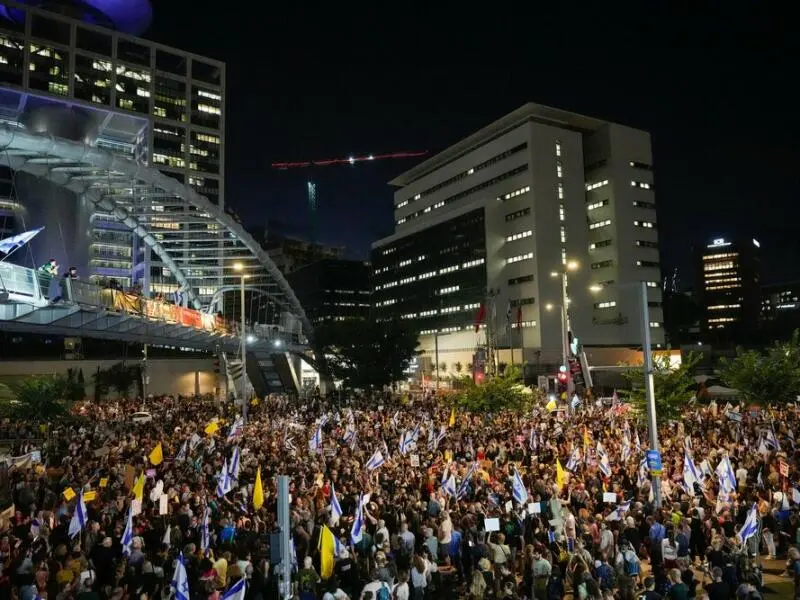 Nahostkonflikt - Protest in Tel Aviv