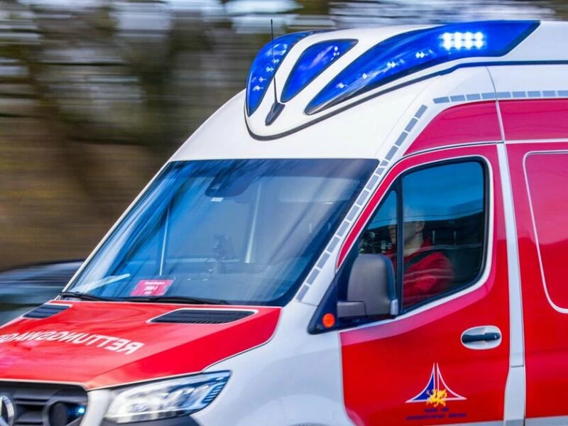 Rettungsfahrzeug im Einsatz