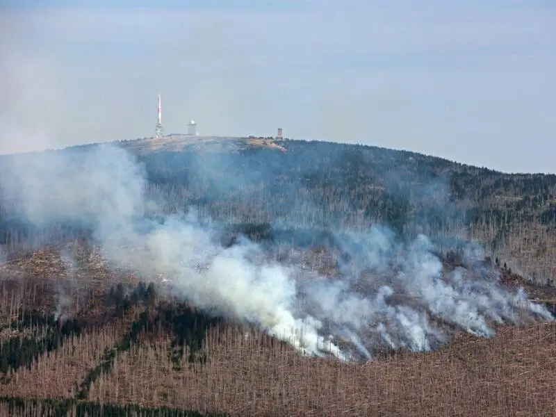 Waldbrände am Brocken