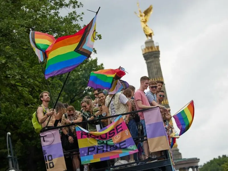 46. Berlin Pride Umzug zum Christopher Street Day